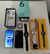 Oppo Reno 6 5g Gwarancja + Smartwatch realme watch s