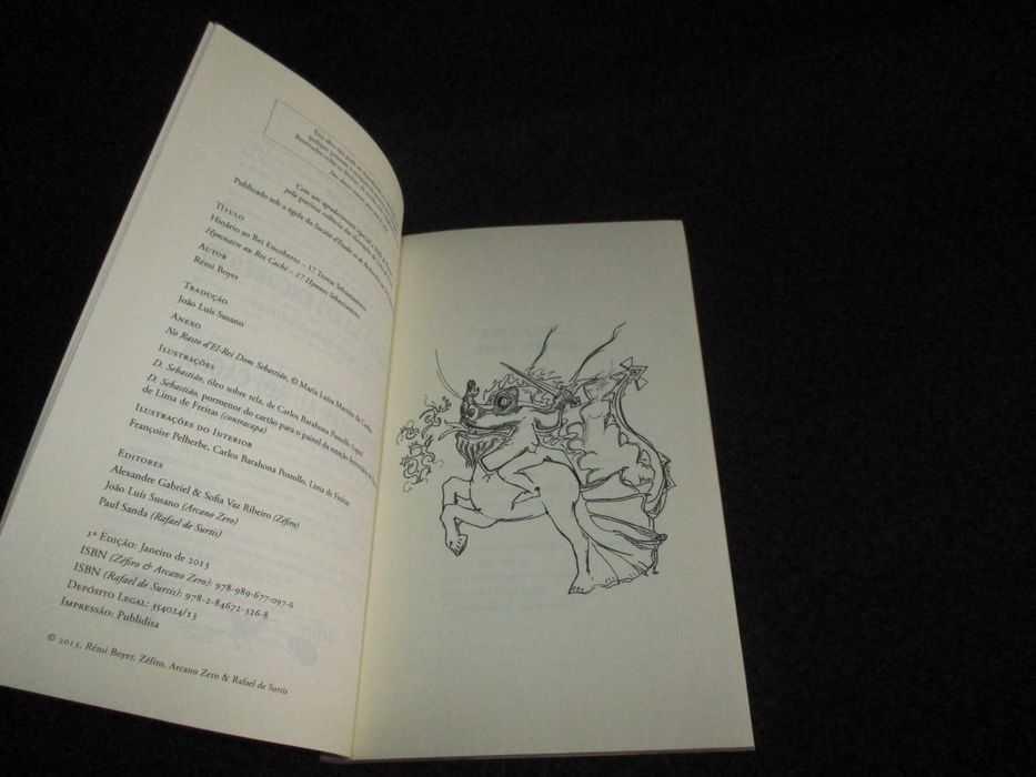 Livro Hinário ao Rei Encoberto 17 Trovas Sebastianistas Rémi Boyer