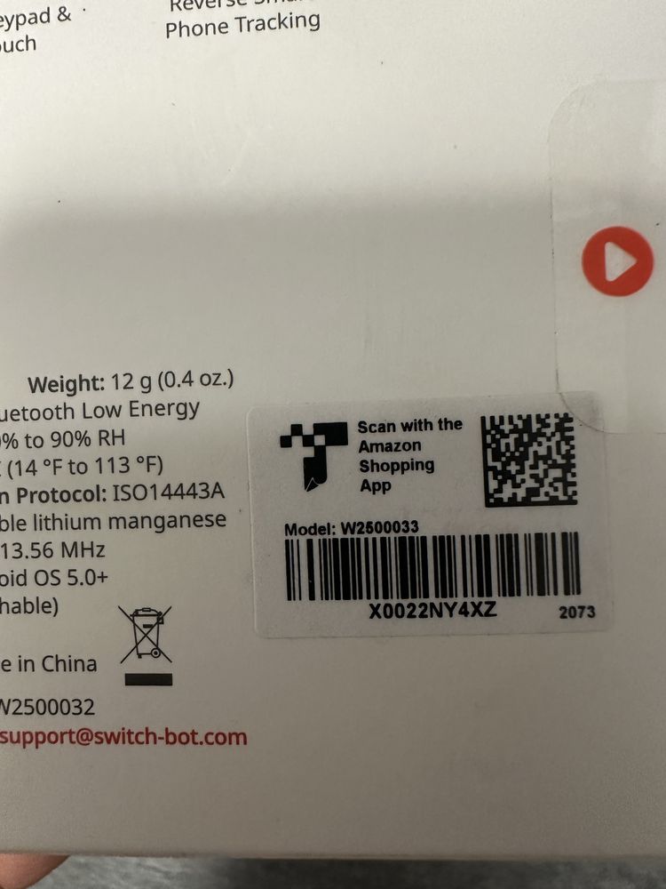 KARTA LOKALIZUJĄCA Z APPLE FIND SwitchBot Wallet Finder Card 4szt
