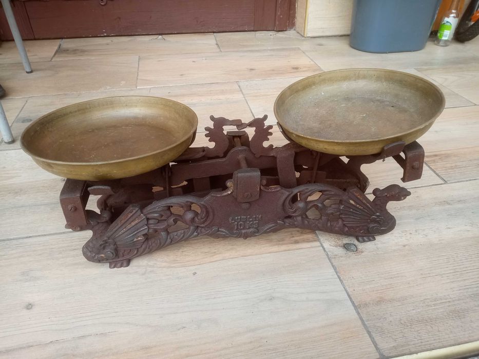 Zabytkowa, waga Lublin 10 kg rok 1951.
