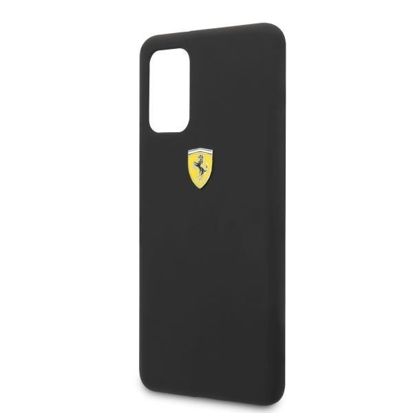 Ferrari Hardcase Fessihcs67Bk S20+ G985 Czarny/Black Silicone