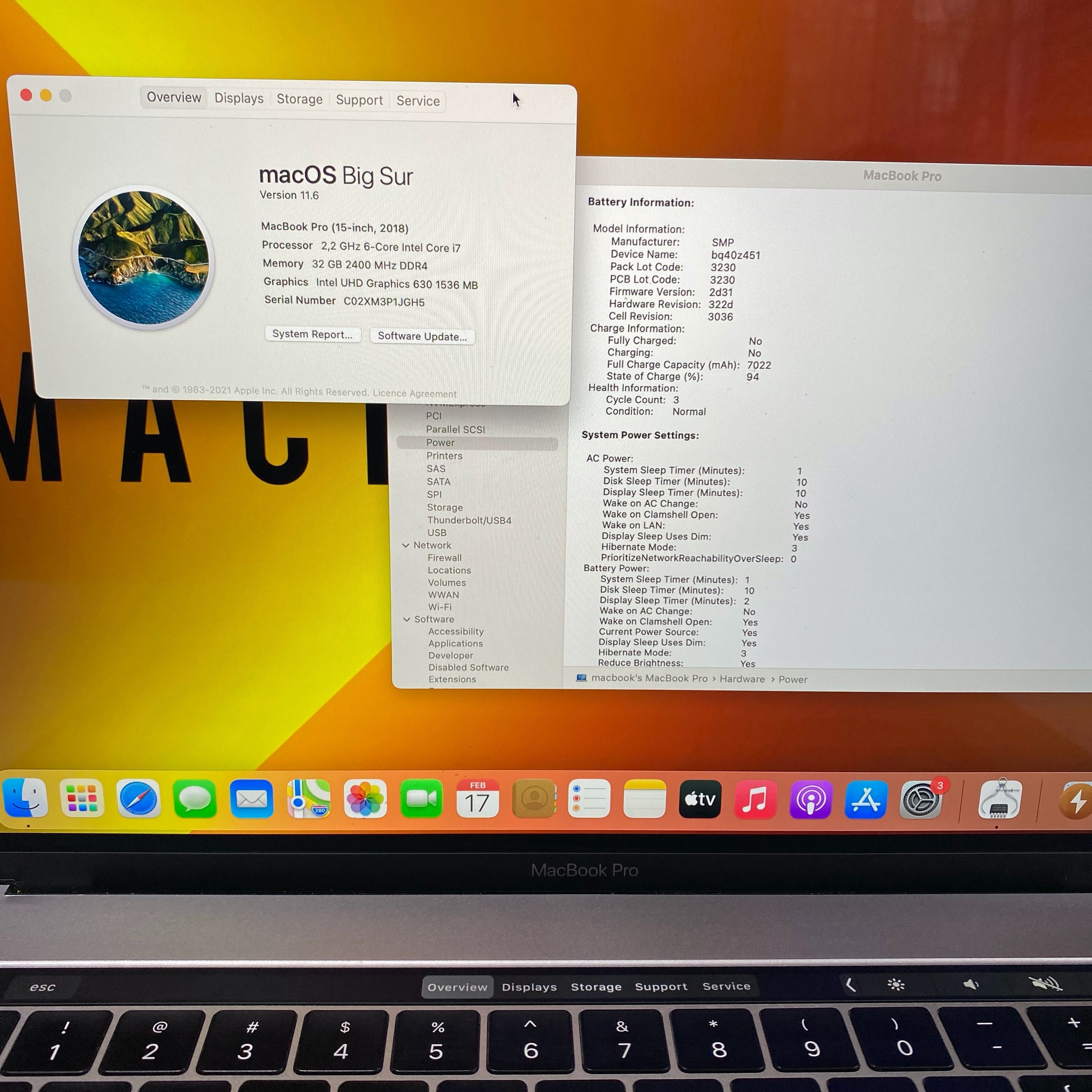 MacBook Pro 15 2018 i7 32GB RAM 256GB SSD Space Gray Гарантія Магазин