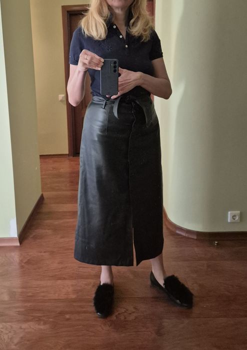 Спідниця екошкіра Reserved L