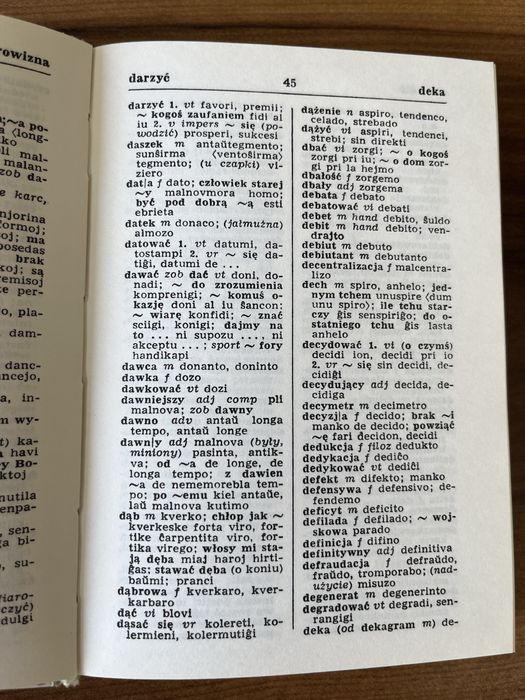 Esperanto: Mały słownik polsko-esperancki 20.000 słów