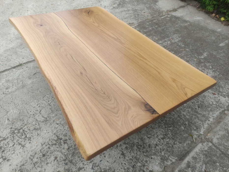 Blat dębowy 125x75 w stylu rustykalnym na stół biurko ławę