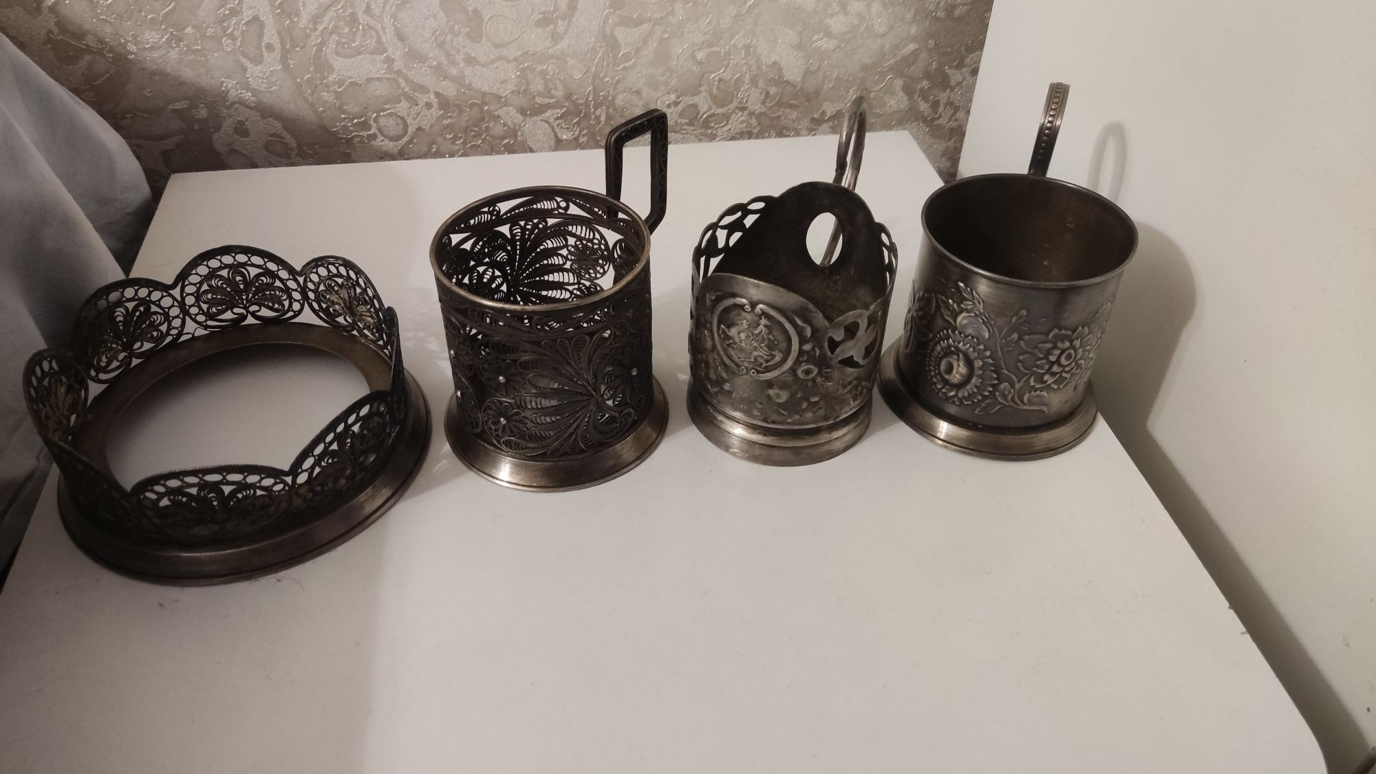 Подстаканник мельхиор ссср