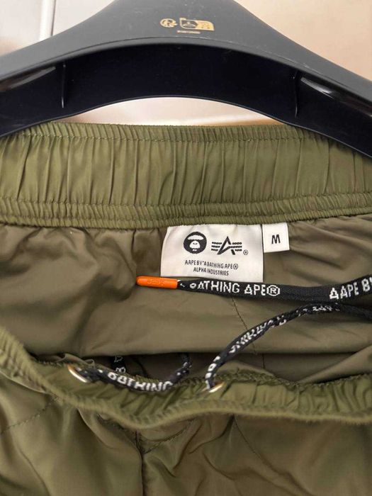 Spodnie Bape x Alpha Industries