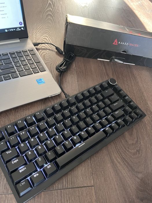 Клавіатура AJAZZ AK820 чорна з підсвіткою