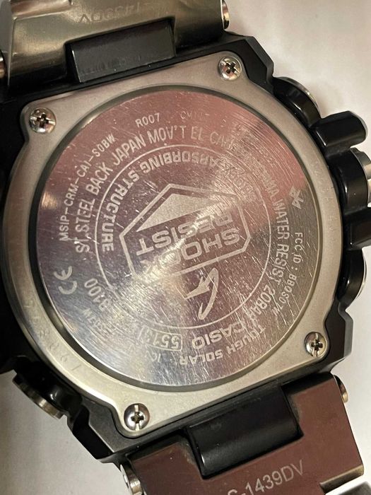 Zegarek Casio G-SHOCK GST-B100D G-Steel Solar Bluetooth