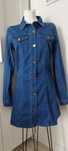 Jeansowa sukienka koszulowa DenimCo 38