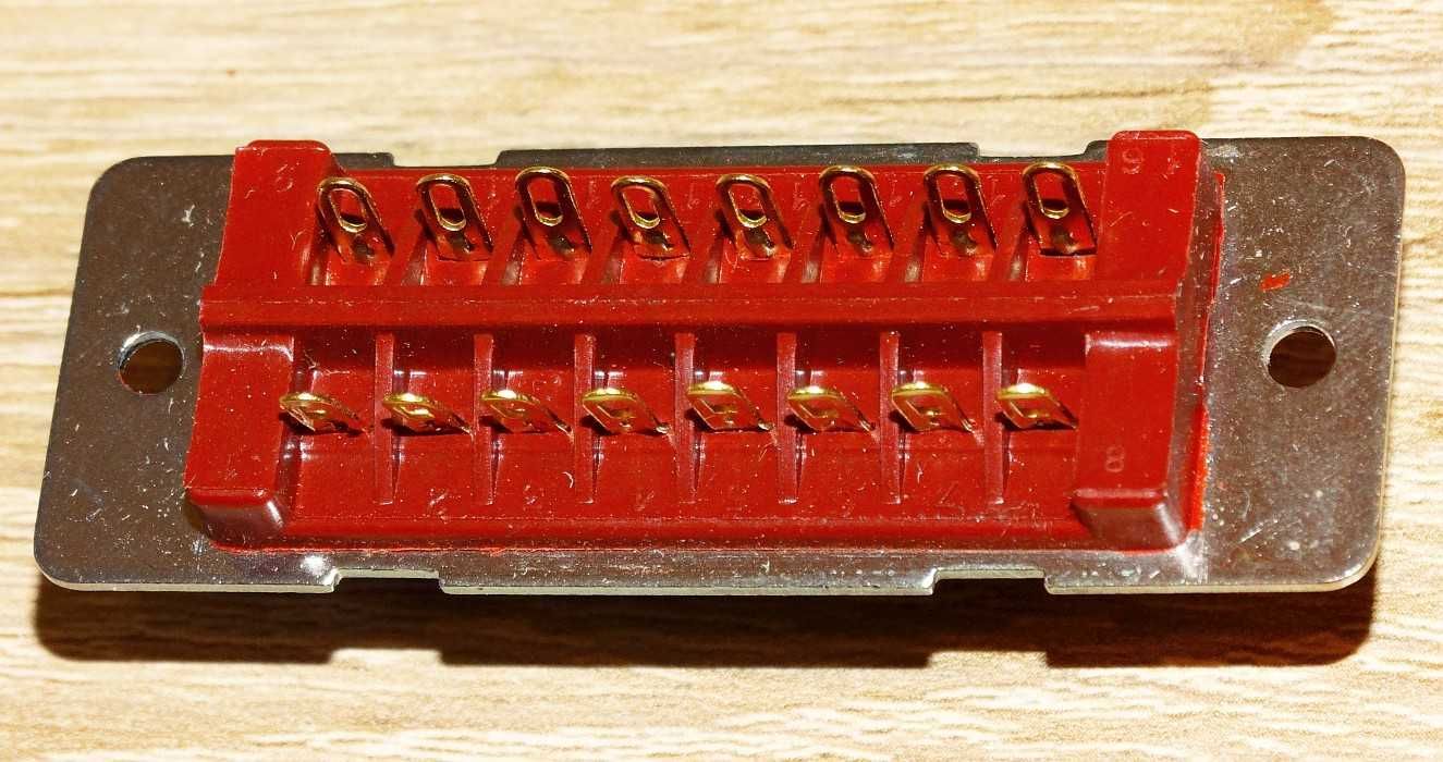 Złącze złocone wtyk RED RANGE PLUG RP 16 NOWY, wysoka JAKOŚĆ