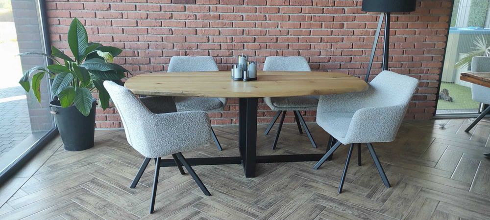 stół dębowy owal 200x100  producent dostępny od ręki nowość