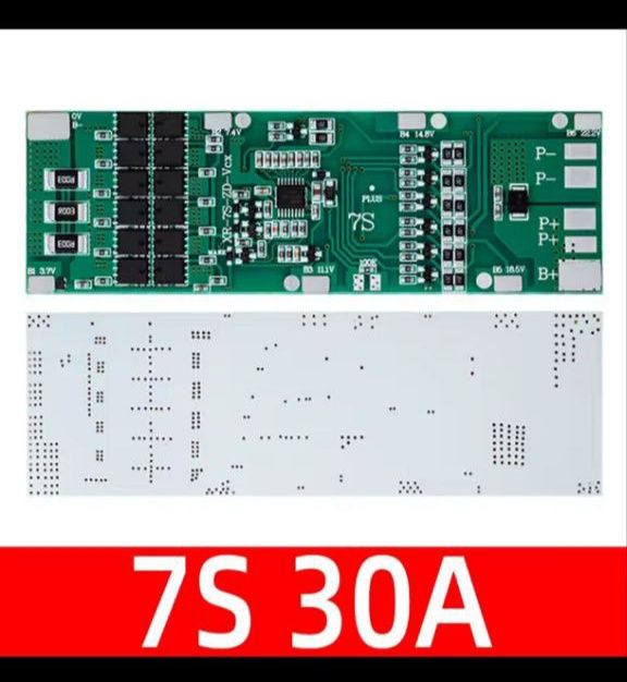 BMS плата 7S 30A