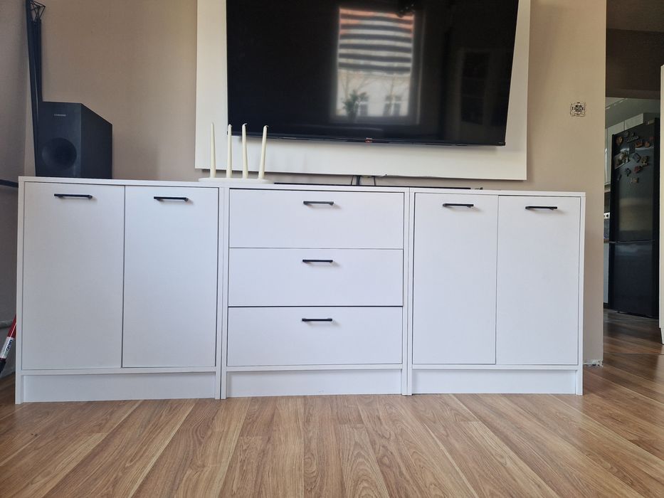 Komoda biala komoda szafka szafa  komoda z szufladami