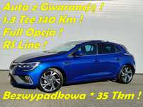 Renault Megane 1.3Tce 140Km*35Tkm*RS Line*Lift*Full Opcja*Jak Nowy*Gwarancja