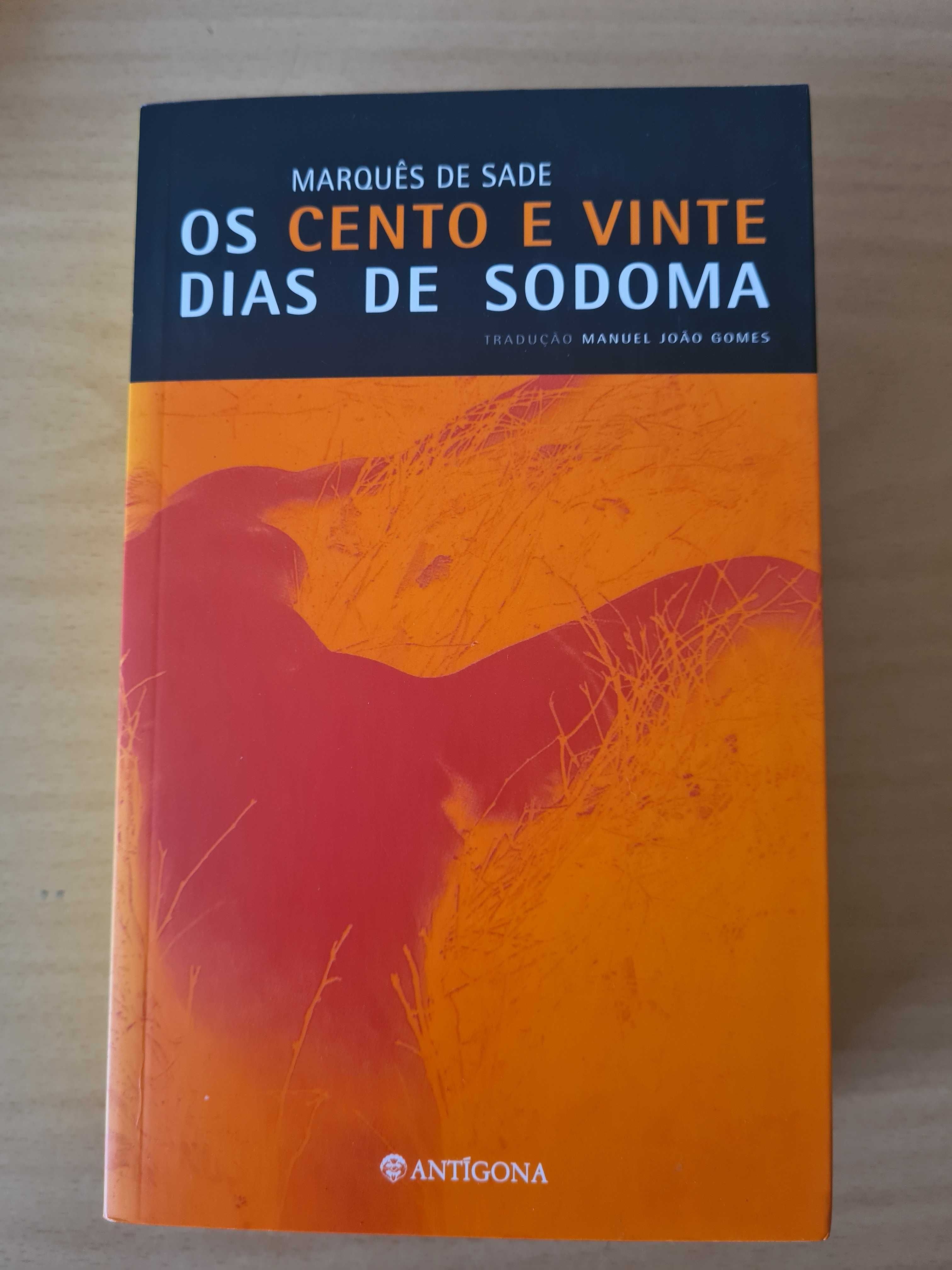 Livro "Os Cento e Vinte Dias de Sodoma" do Marquês de Sade