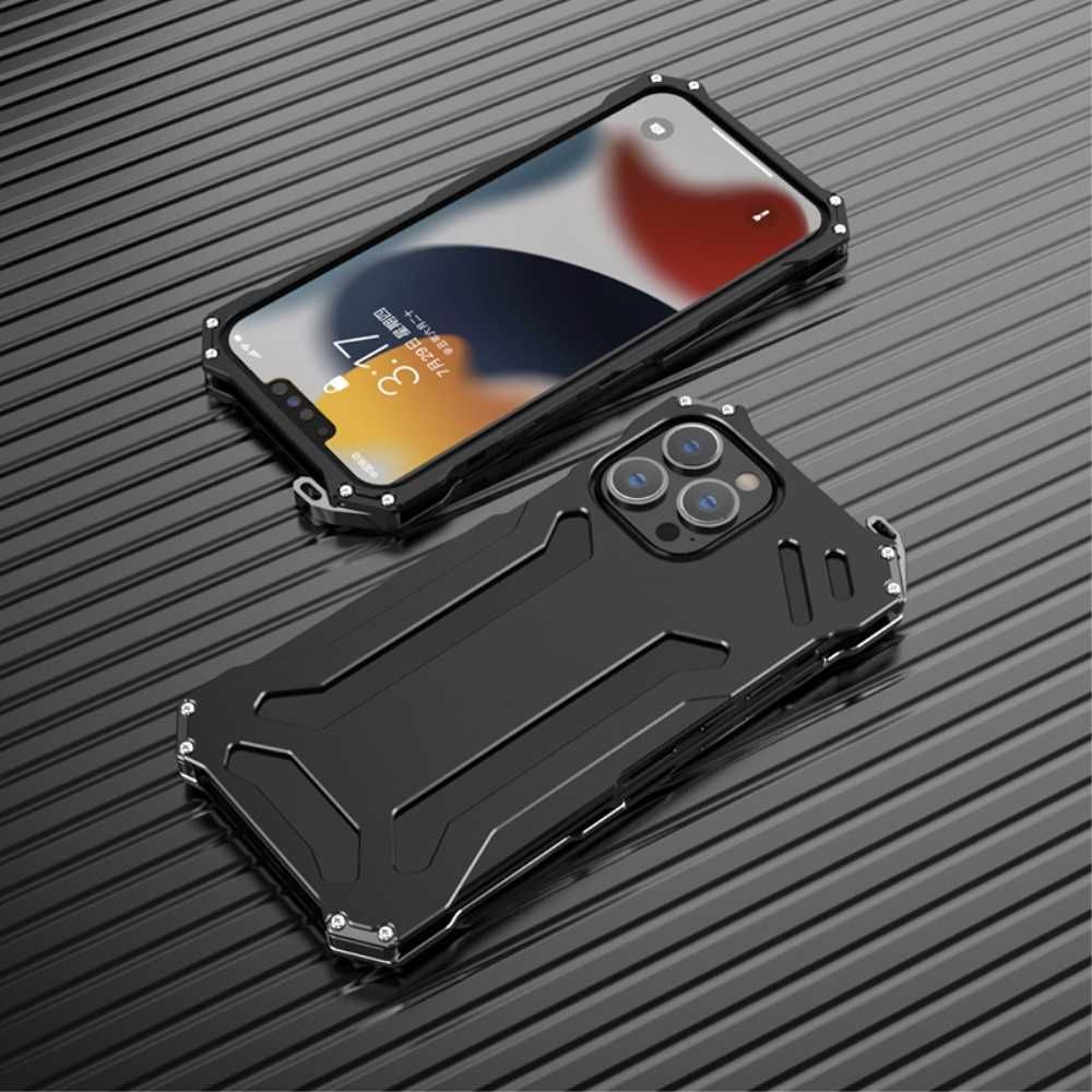 R-Just iPhone 13 Pro Etui pancerne Metalowe Antywstrząsowe Armour