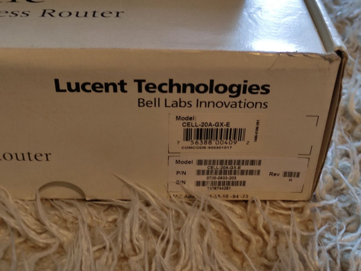 Router Lucent Pipeline Remote Access  DSL-Cell-20A-GX-E