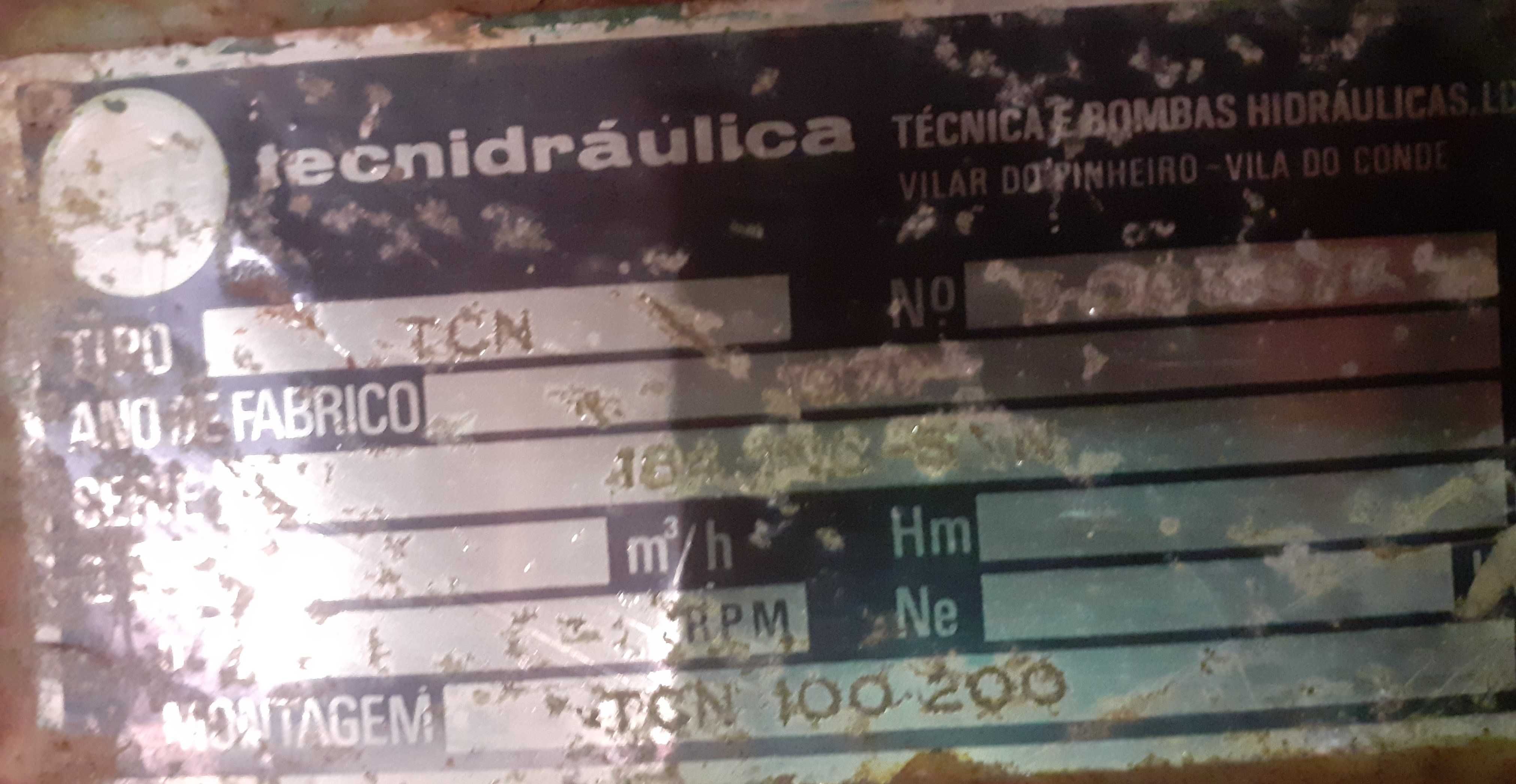 Bomba de água a diesel TECNIDARAULICA TCN 100/200 #741