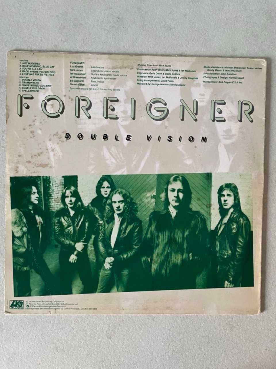 Foreigner - Double Vision - płyta LP