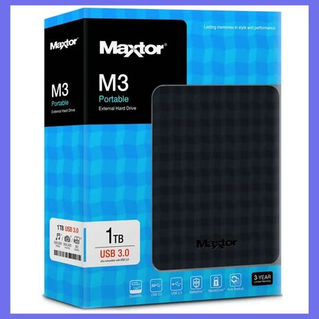Жесткий диск Maxstor Seagate M3 Portable 1TB (STSHX-M101TCBM)