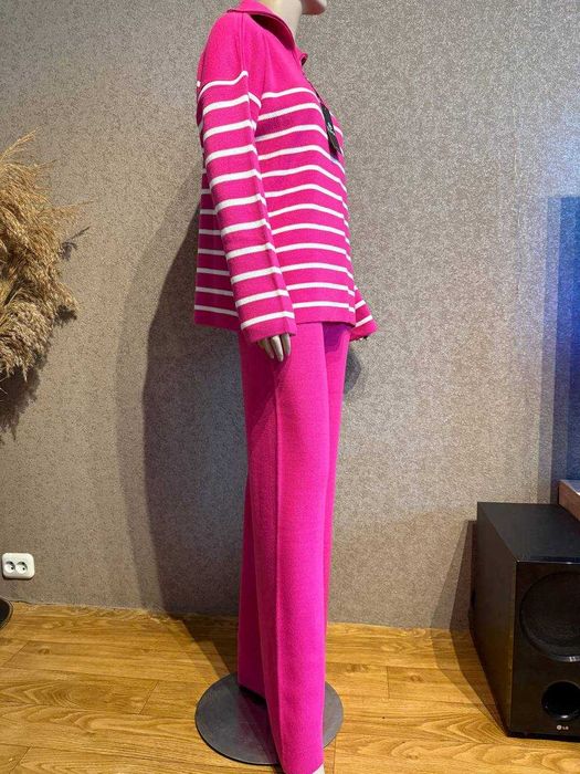 Новый.Розовый женский костюм овер сайс