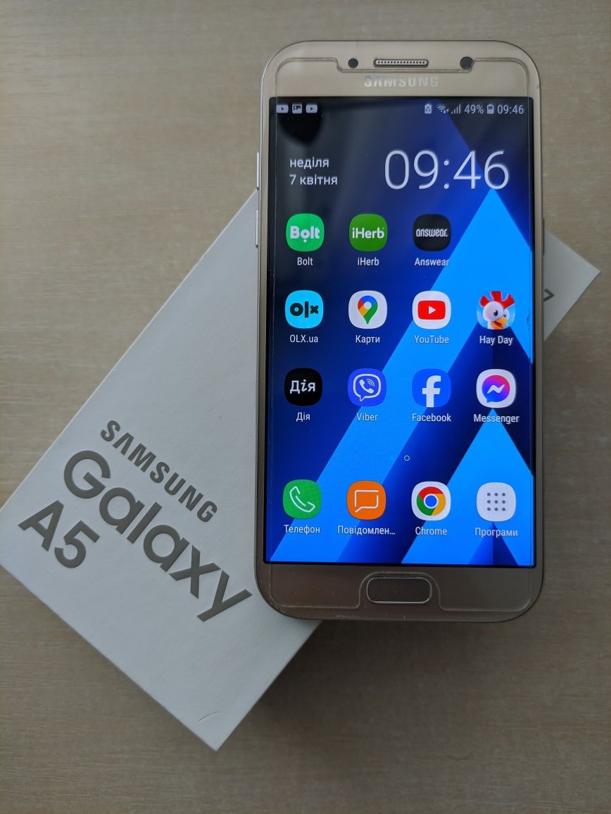 ⫸ Samsung Galaxy A5 Duos (2017) Самсунг Гелексі Гелекси А5 Дуос Gold