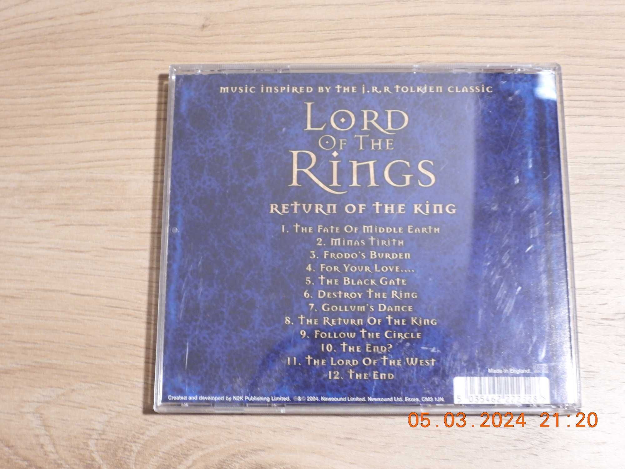 Lords of the Ring - The Return of the King - SOUNDTRACK - CD