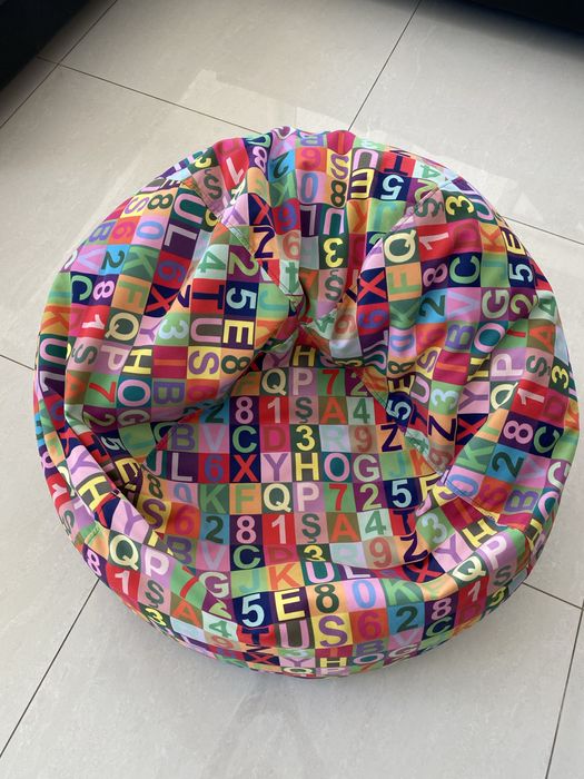 Pufa M literki dla dzieci i nie tylko