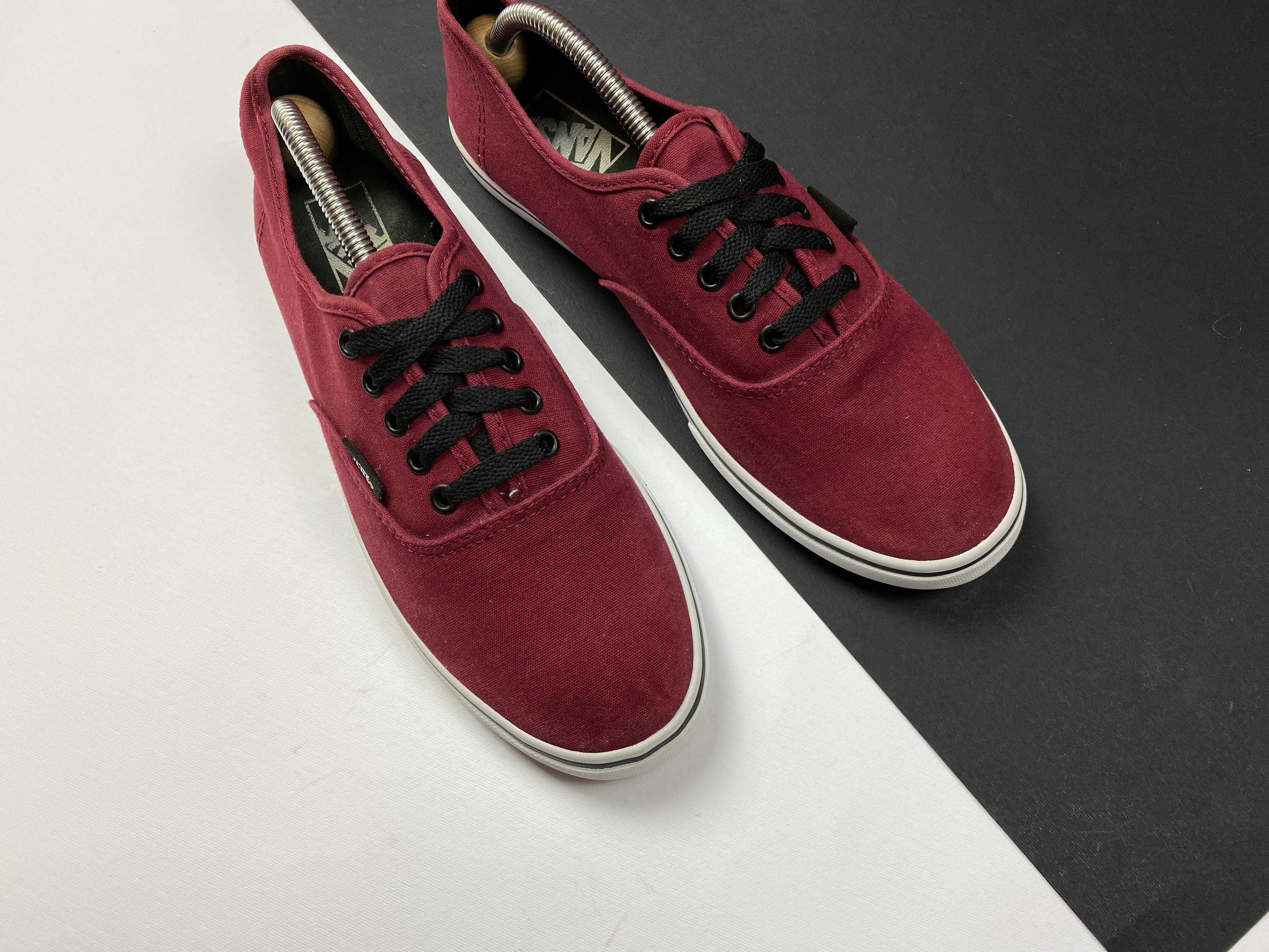 Кеды vans бордовые original 41р летние удобные