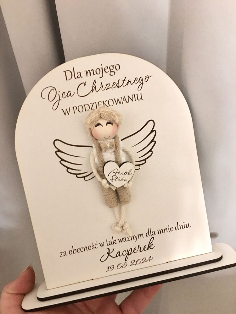 Podziękowanie dla Chrzestnych Dziadkow Prośba na Komunię Chrzest