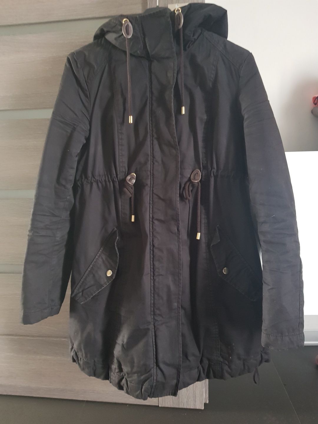 Kurtka ciążowa parka h&m rozm. Xs czarna