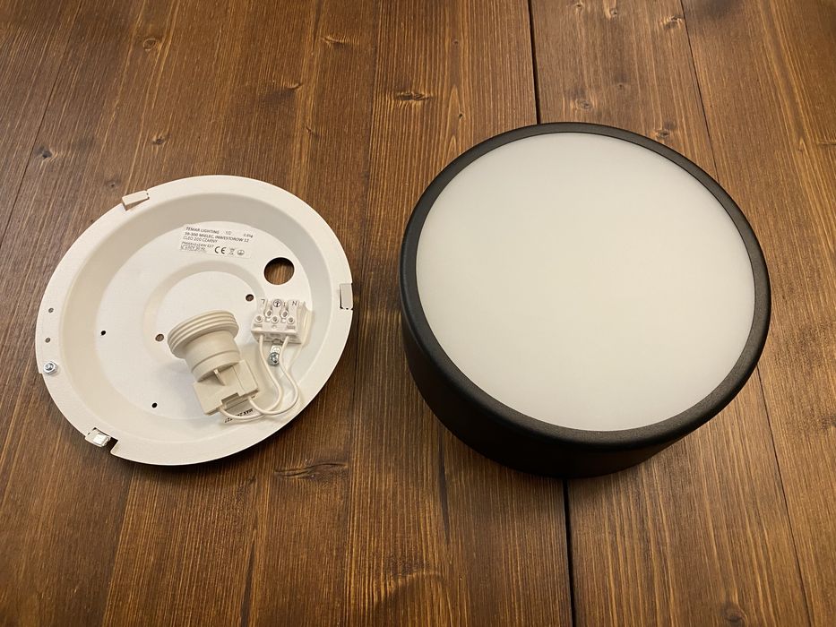 Lampa sufitowa Plafon CLEO 200 E27 czarny 20cm