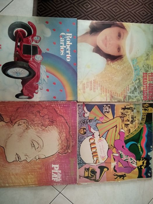 Discos vinil - Beatles, Edit, Roberto Carlos, Amália, Trio