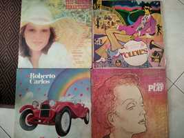 Discos vinil - Beatles, Edit, Roberto Carlos, Amália, Trio