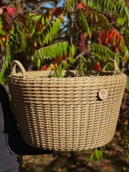 Кошик для дров / дровниця з ротангу Бровари