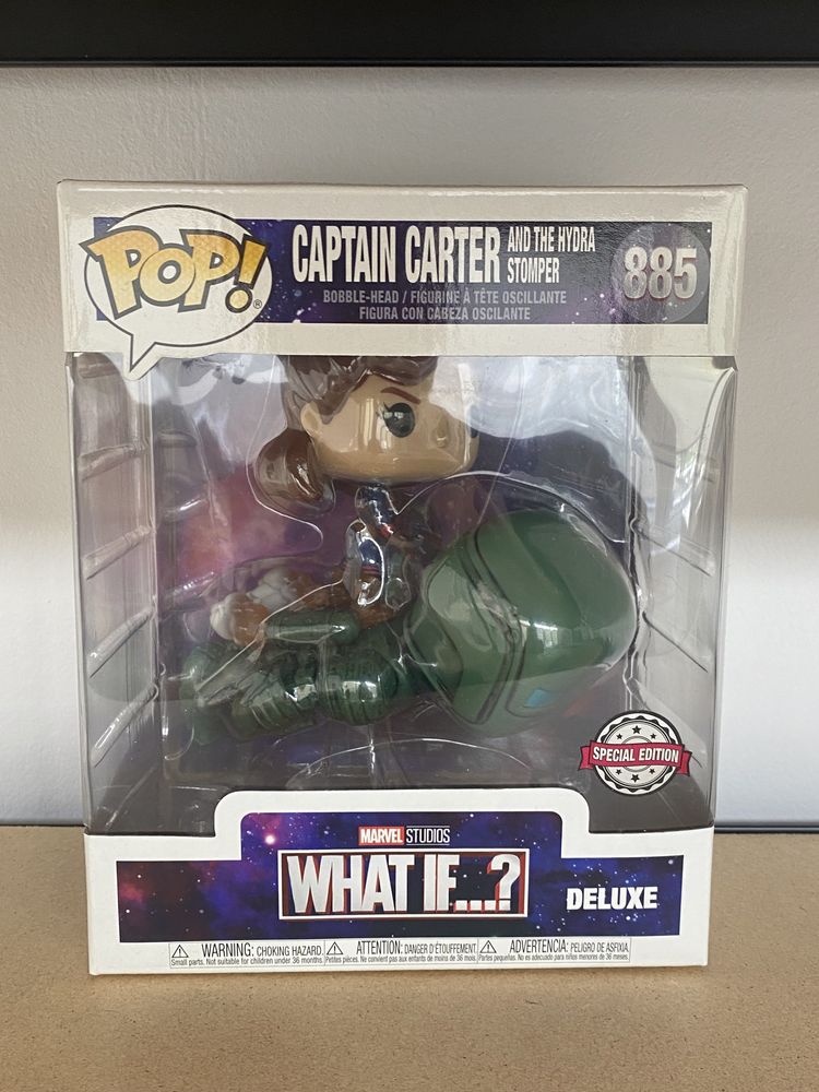 Funko Pop Captain Carter and The Hydra Stomper 885 Marvel What If