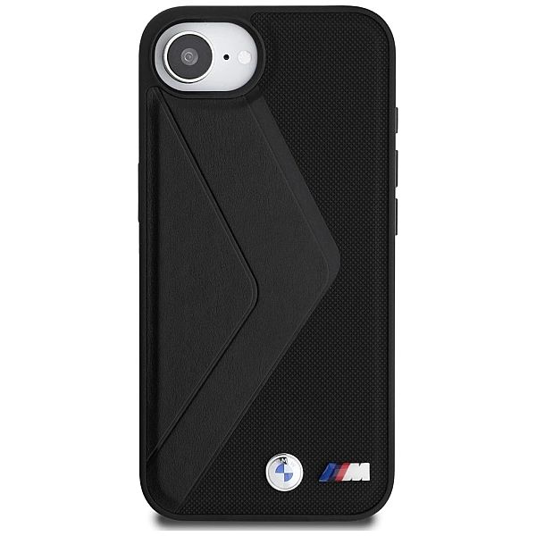Etui BMW Oversized Stripes MagSafe na iPhone 16e - czarne