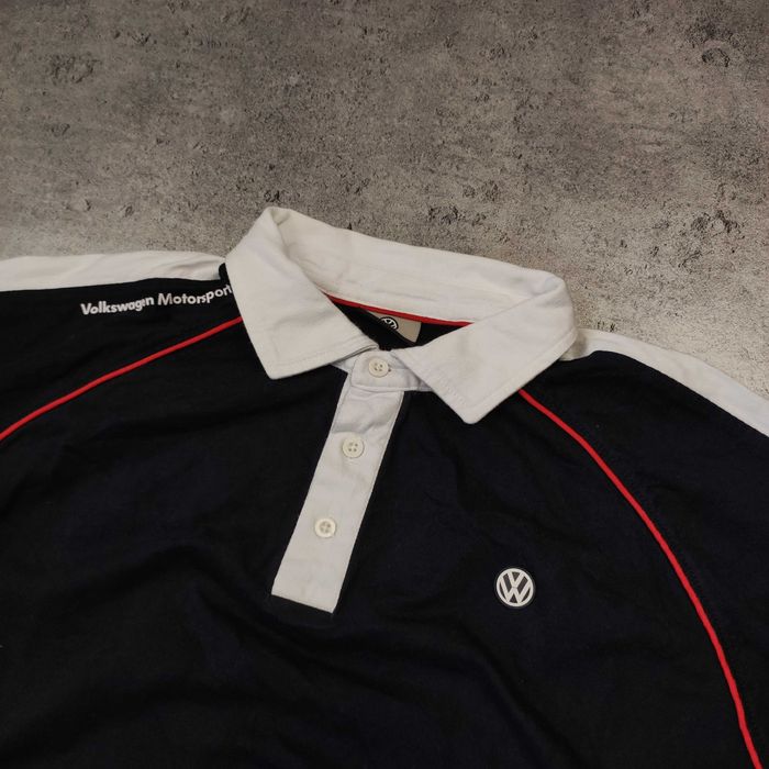 MĘSKA Koszulka Polo Motorsport Polo Golf VW Volkswagen Racing Bawełna