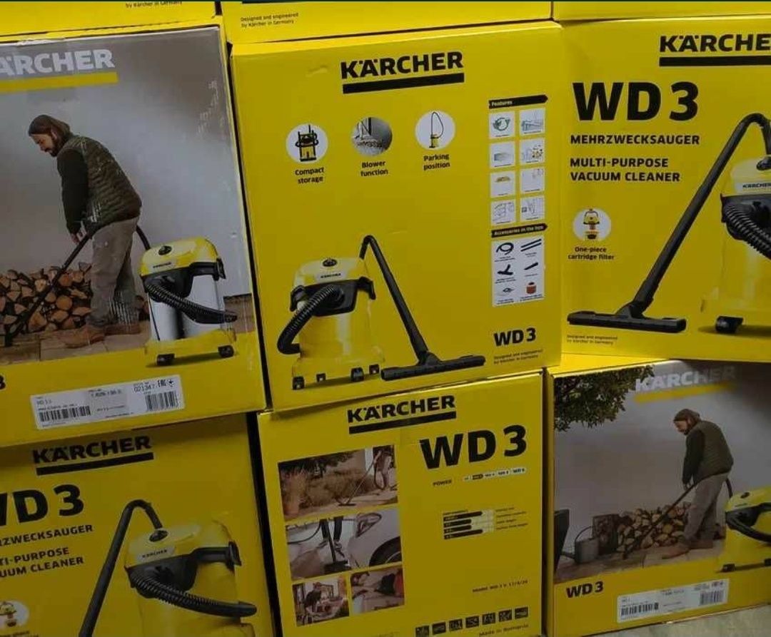 Пилосос Karcher WD3 пылесос каршер кархер сухого та вологого прибиранн