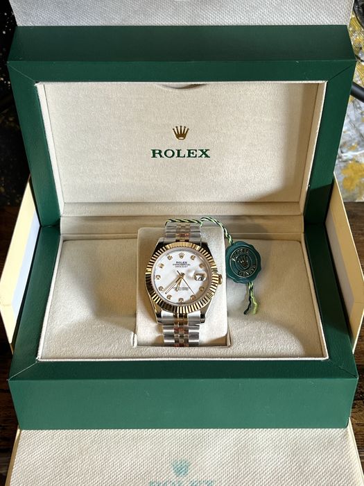 Rolex Oyster Perpetual DateJust Silver/Gold