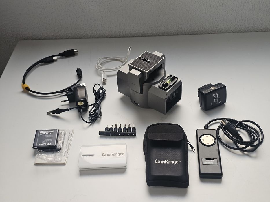 Camranger Pat Hub e Cabeça tripé Motorizada