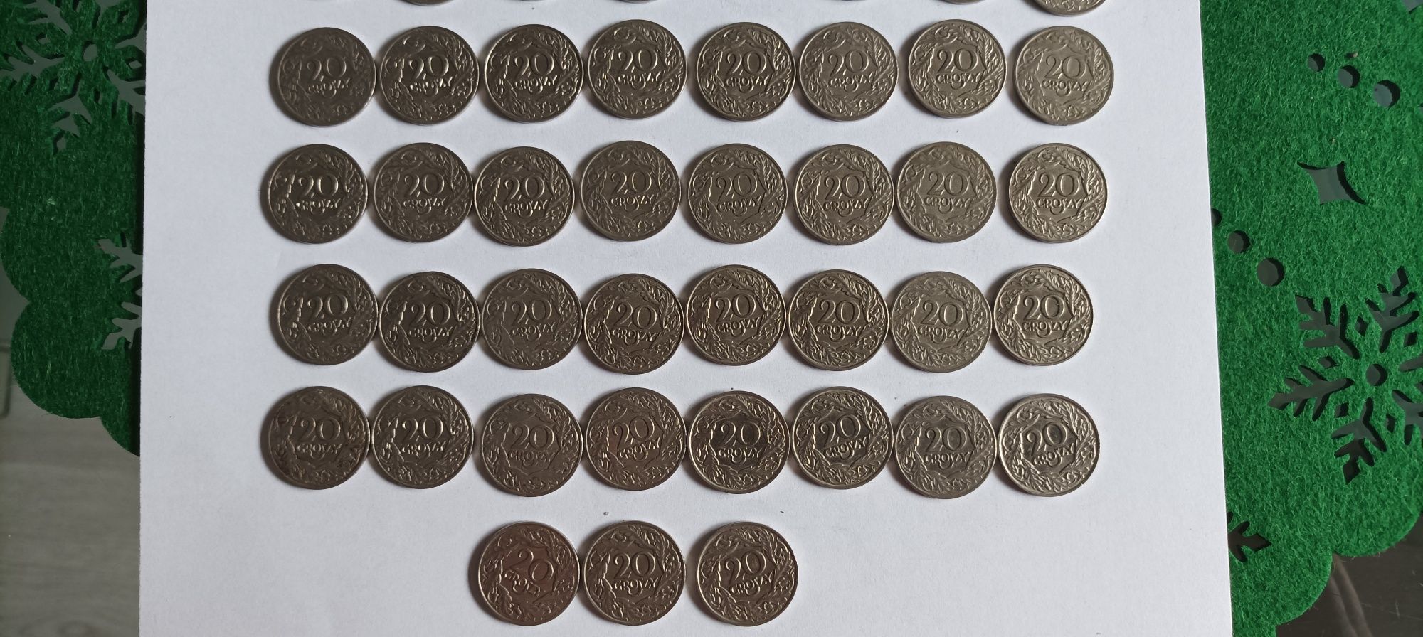 Moneta 20gr z 1923r. pakiet 75szt.