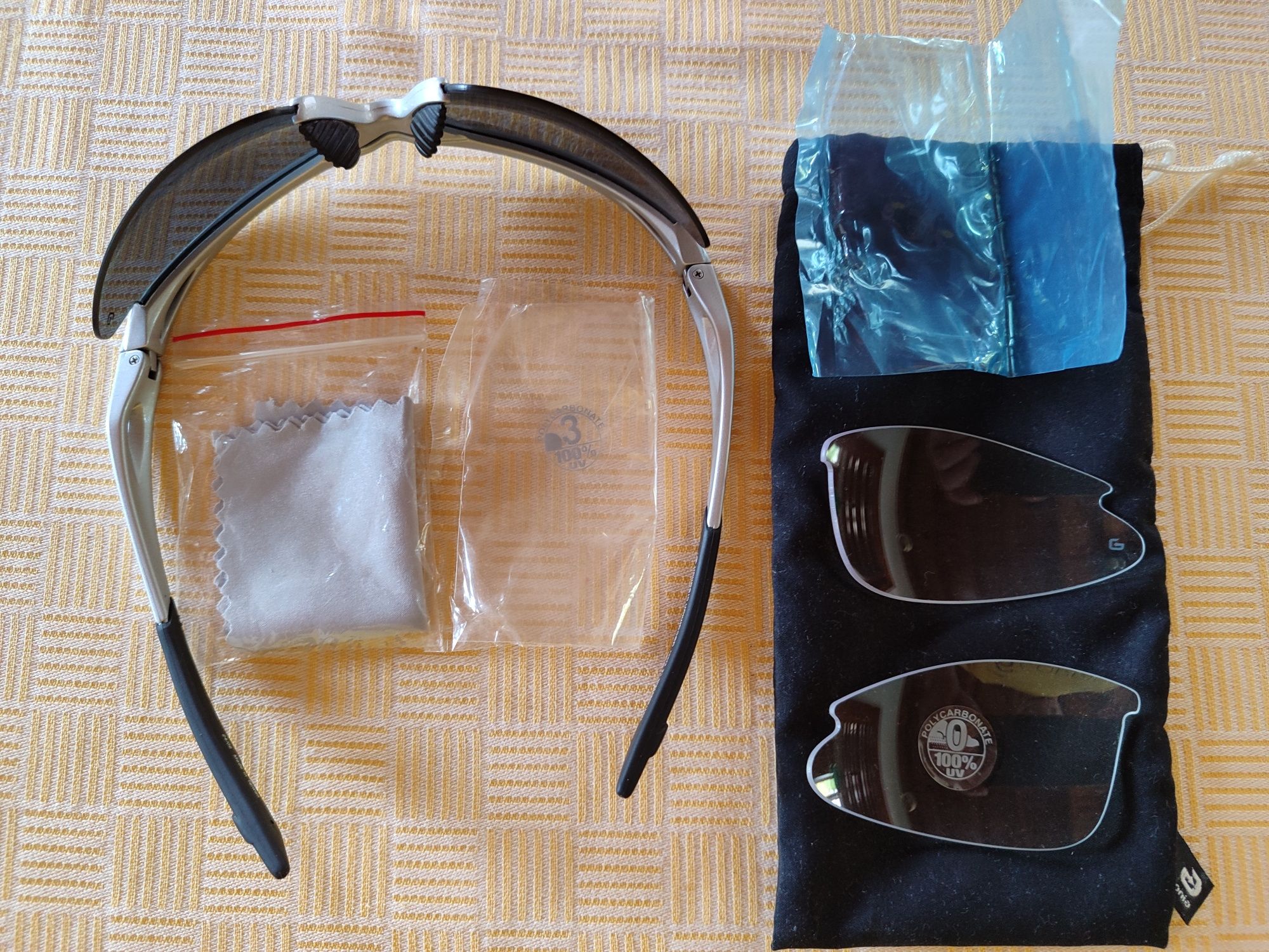 Óculos de ciclismo Decathlon com lentes intercambiáveis
