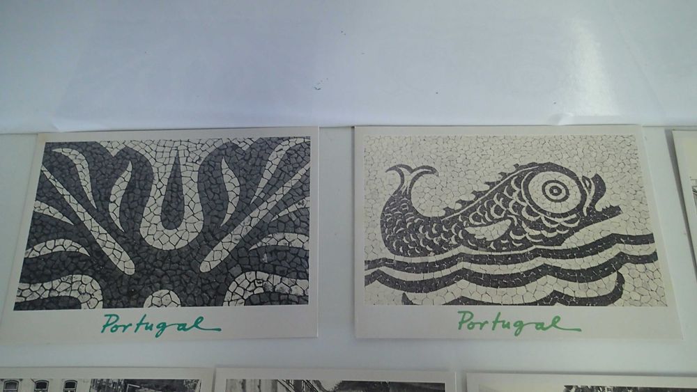 Postais antigos Calçada Portuguesa Lisboa