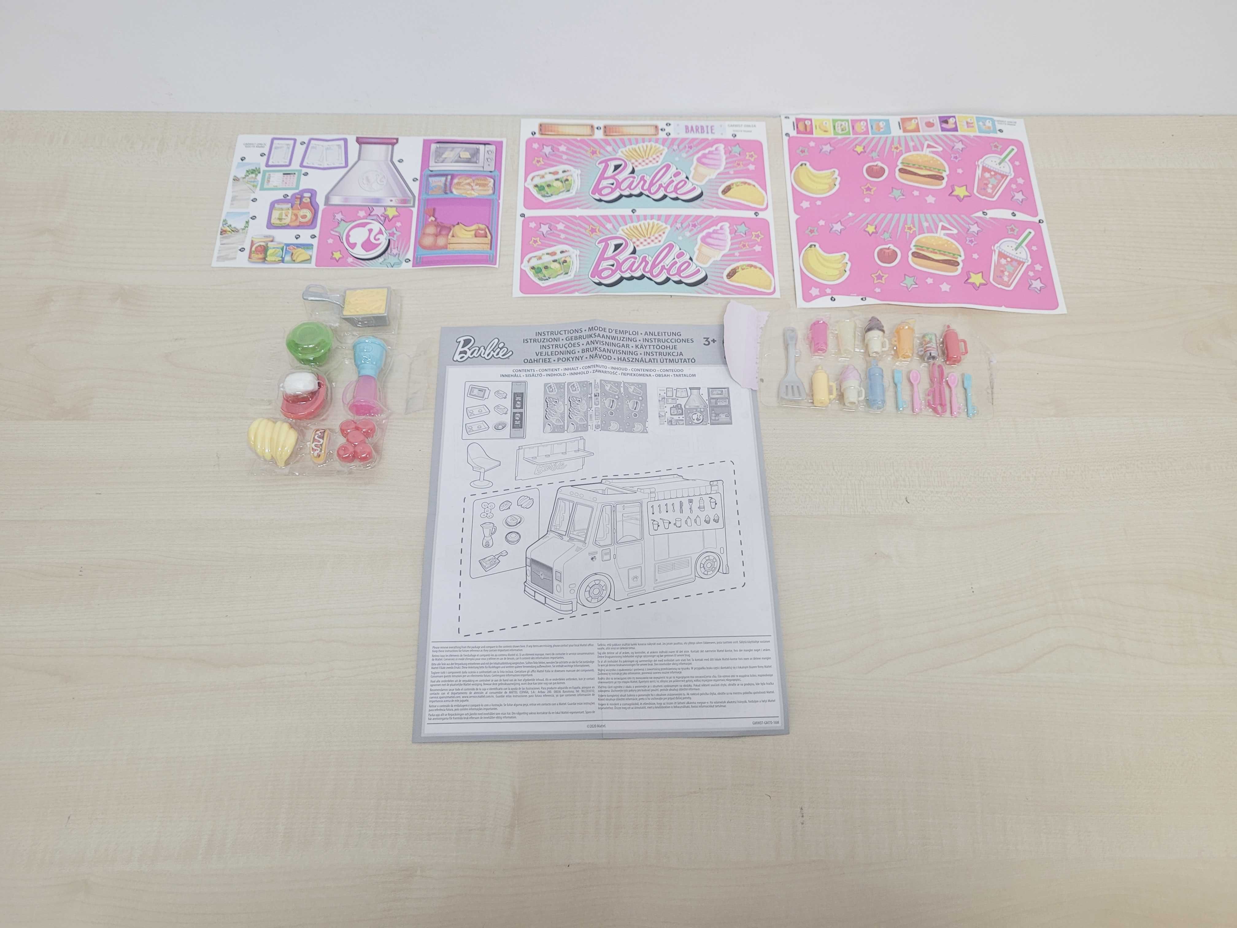 Barbie Foodtruck Zestaw do zabawy Furgonetka -K10-(A/K)