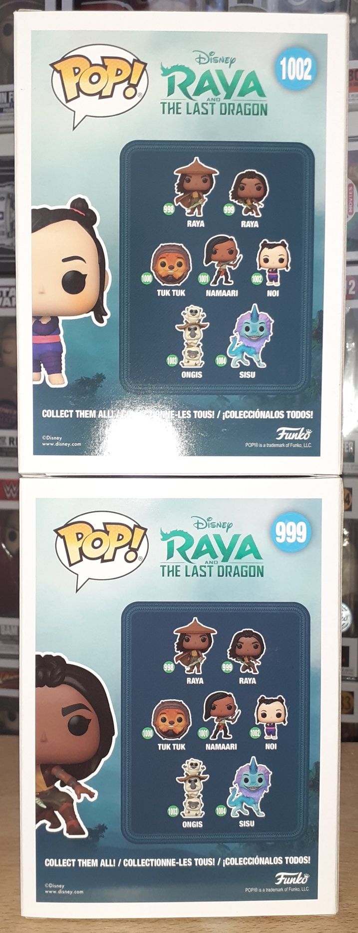 Raya and the Last Dragon 2 pack Funko