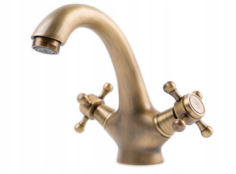 MSA28-120A1 Bateria umywalkowa Retro 120 stare złoto