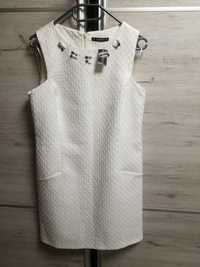 Sukienka Nowa biała elegancka rozmiar 40