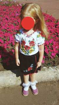Вышиванка юбка и кофта на девочку 3-5лет